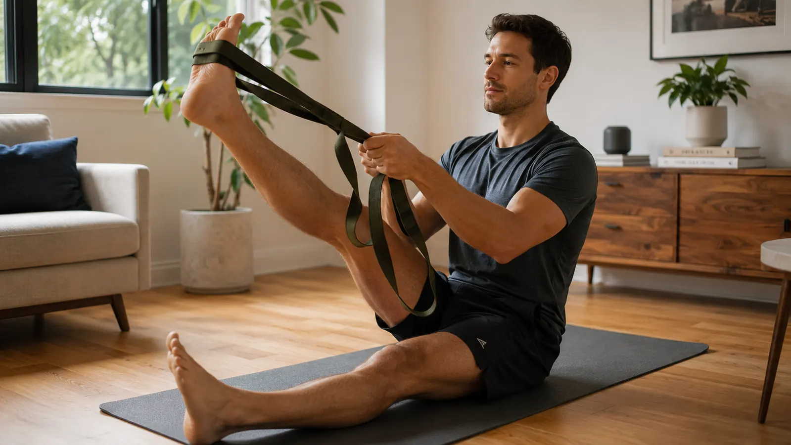 My Hamstrings Were Wrecking My Running Until I Started Using a Stretch Strap